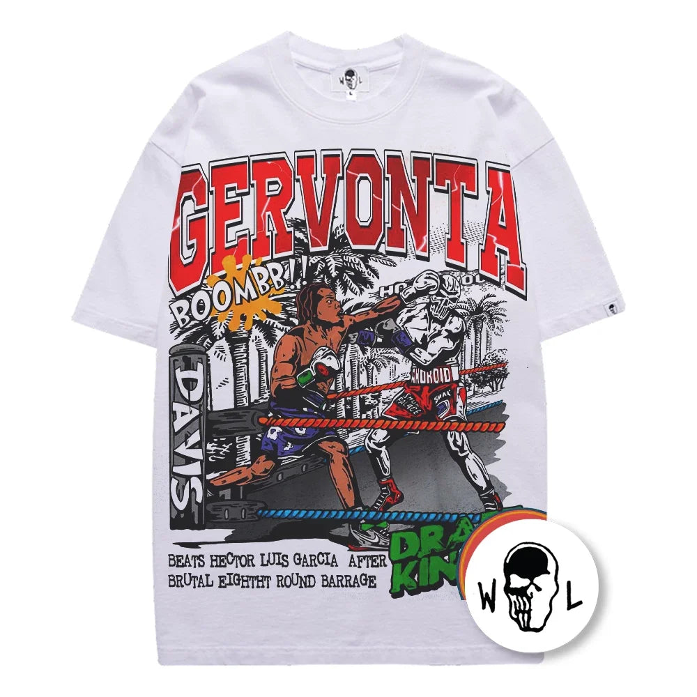 Warren Lotas Gervonta Davis Boxing T-Shirt - White