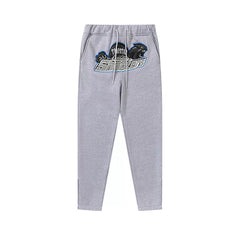 Trapstar Style Autumn/Winter Blue & Black Shooters Sweatpants - Heather Grey