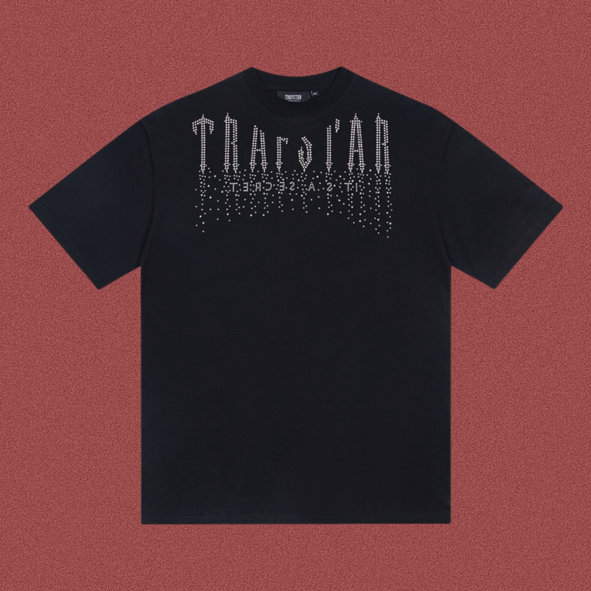 Trapstar Dripping Gothic Lettering Graphic Tee - Black