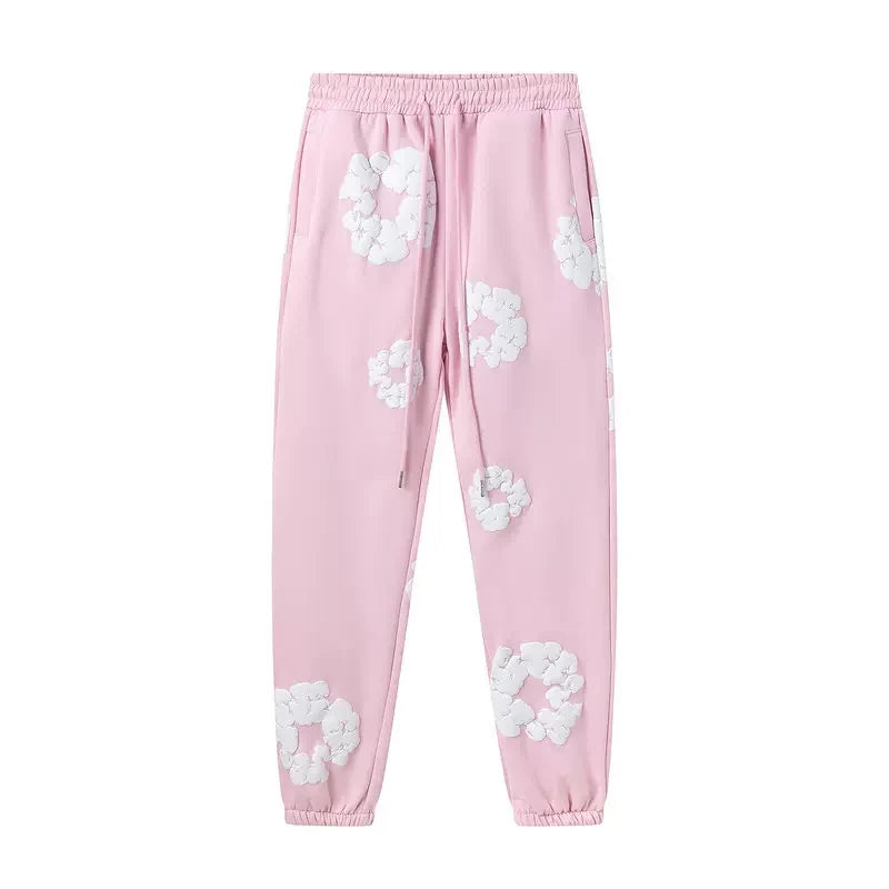 Denim Tears Cotton Wreath Sweatpants - Pink