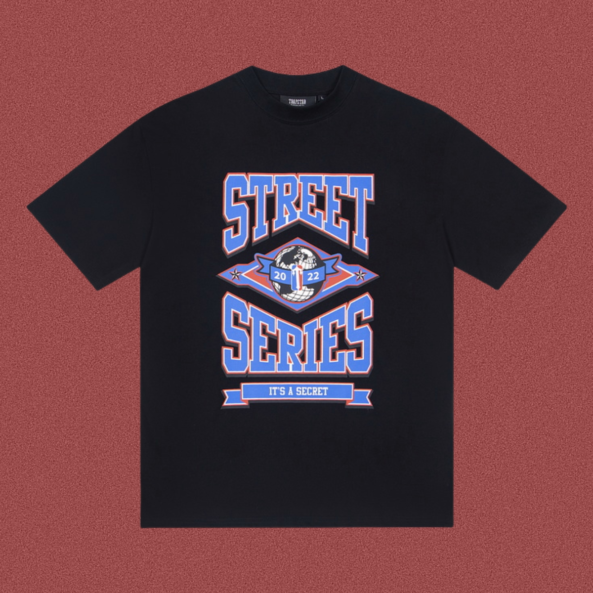 Trapstar Street Series Collegiate Graphic Tee - Black