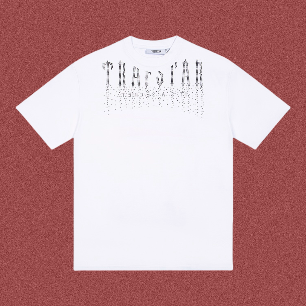 Trapstar Dripping Gothic Lettering Graphic Tee - White