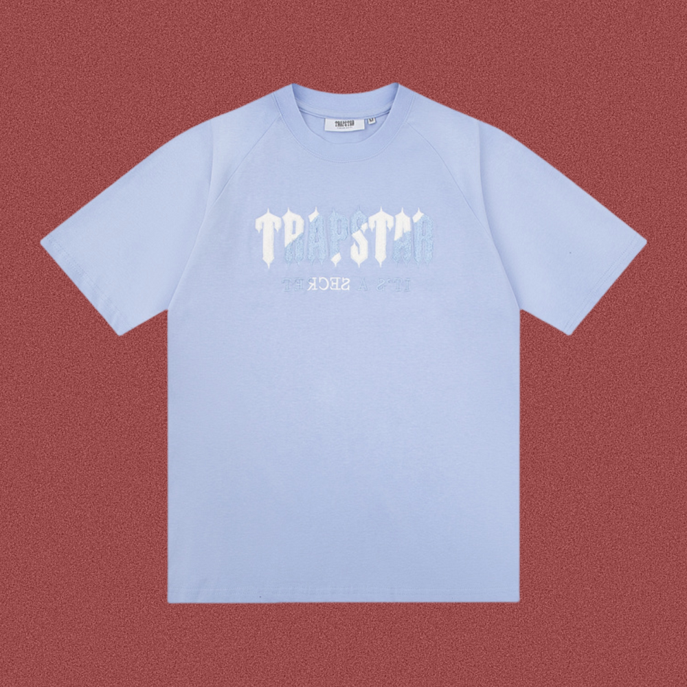 Trapstar Monochromatic Gradient Gothic Tee - Light Blue