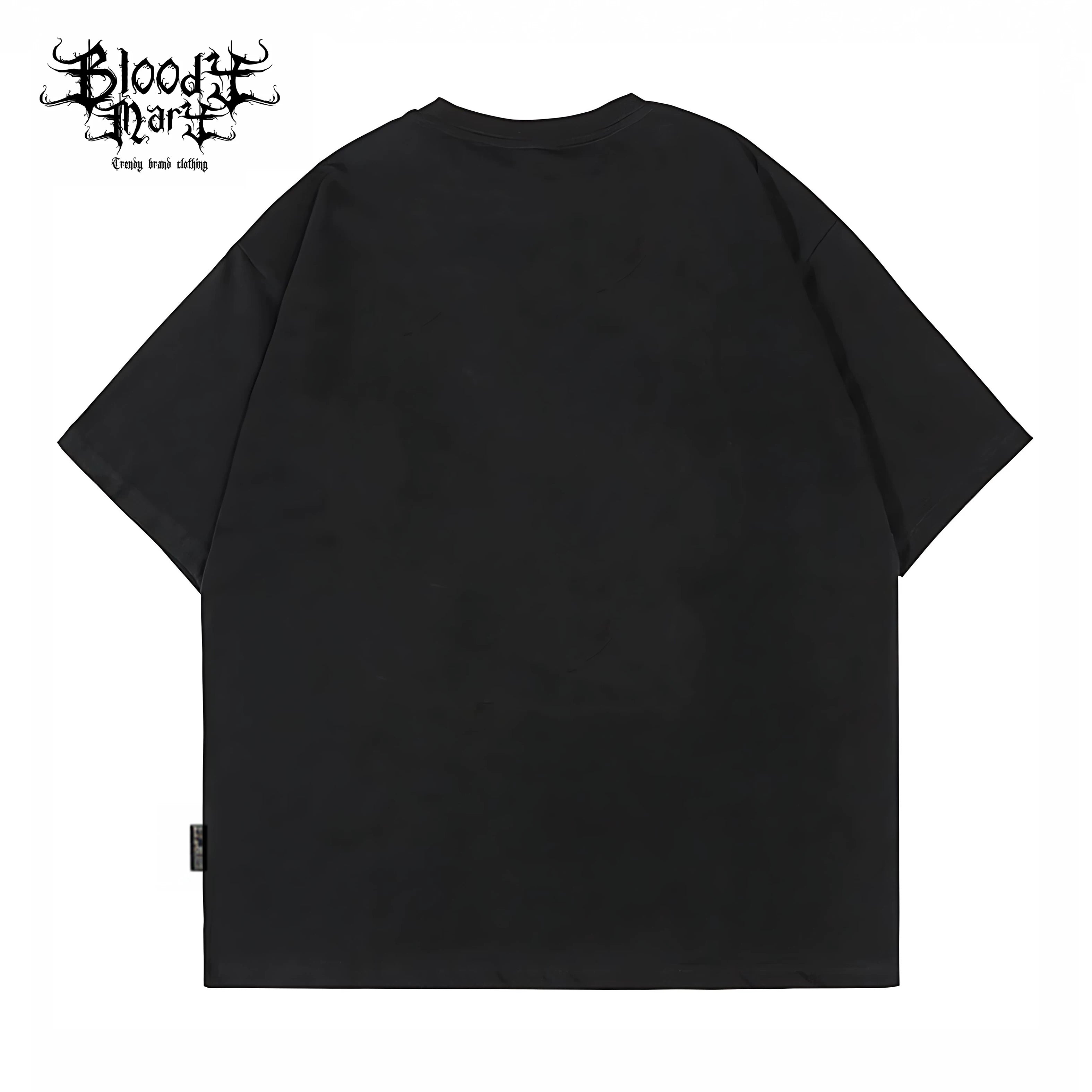 Solid color trendy brand loose T black short sleeved T-shirt for men, versatile, breathable and comfortable, drop shoulder sleeve top, heavyweight pure cotton 280G