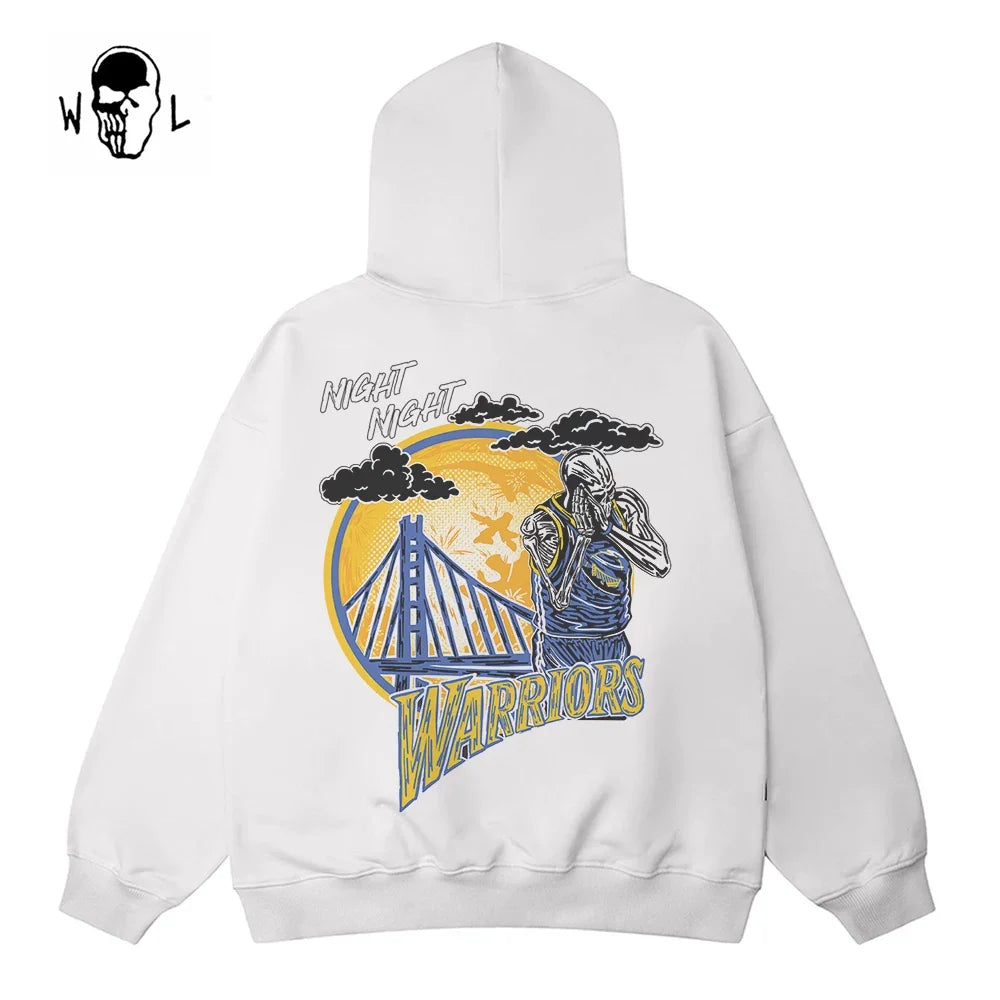 Warren Lotas Night Night Warriors Hoodie - White