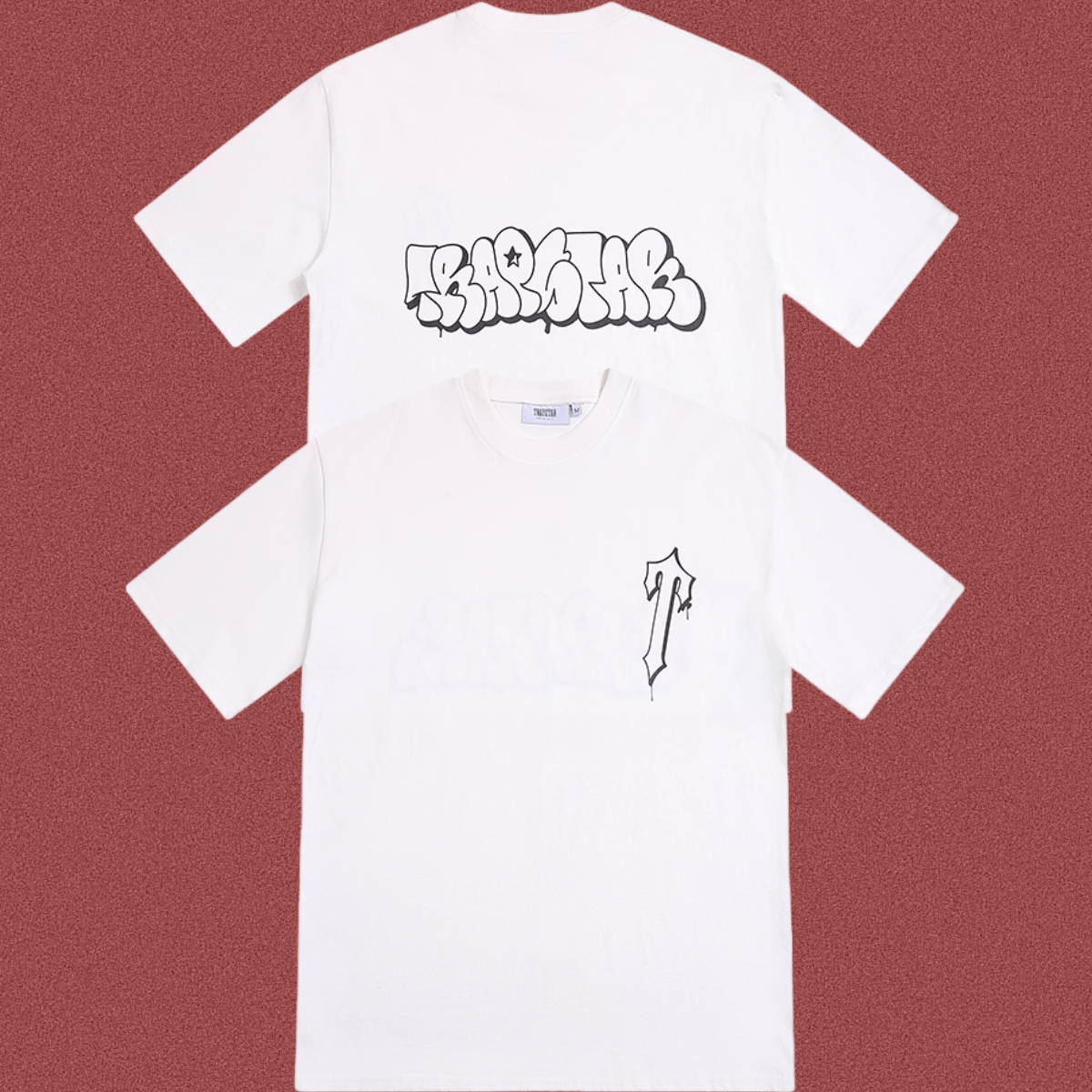 Trapstar Bubble Graffiti Logo Tee - White