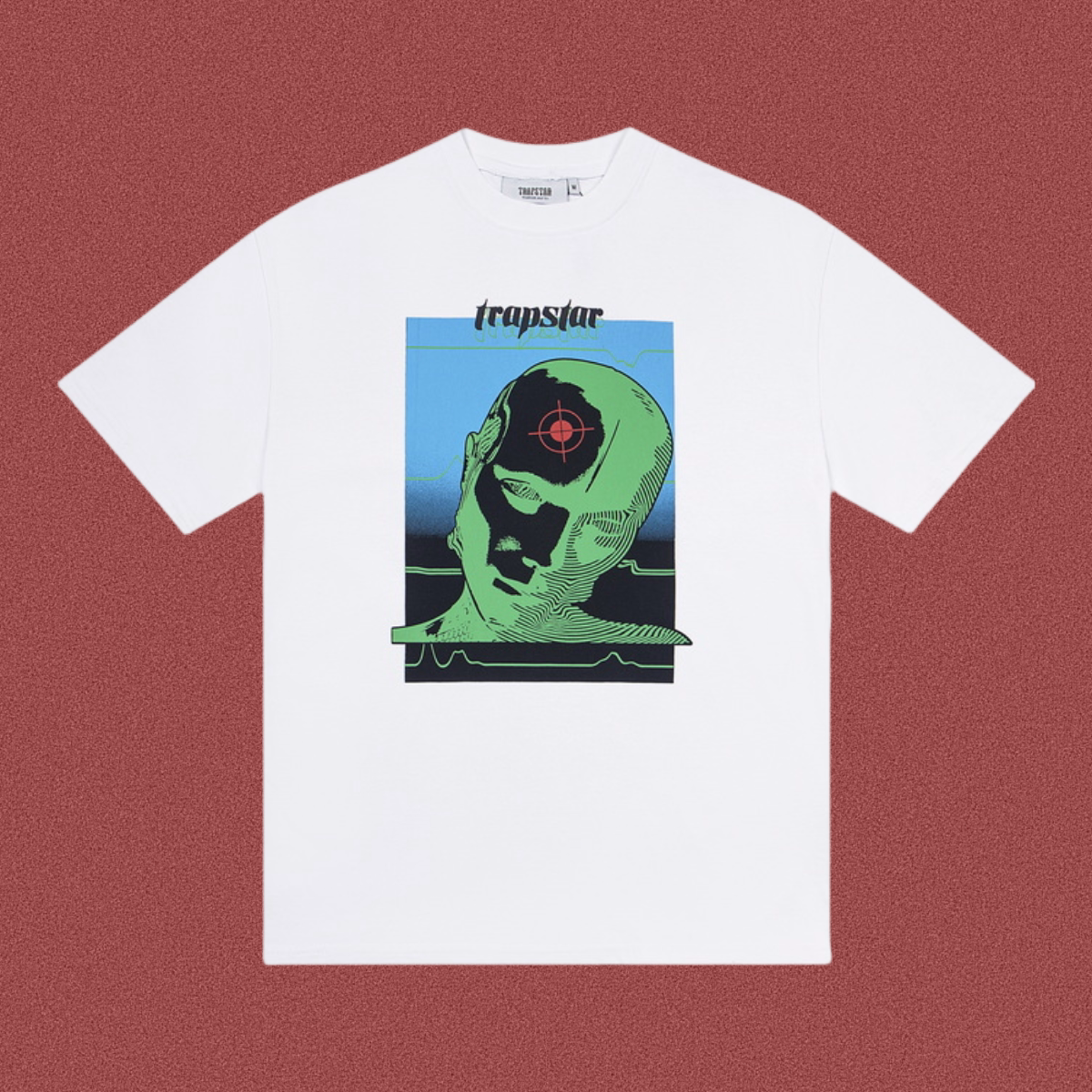 Trapstar Cyberpunk Target Head Graphic Tee - White
