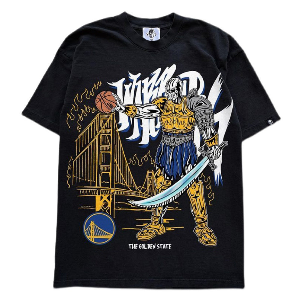 Warren Lotas Golden State Warriors Samurai T-Shirt - Black
