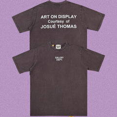 Gallery Dept. Art On Display Short Sleeve T-Shirt - Dark Charcoal