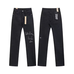 Ksubi Handwritten Script Logo Denim - Washed Black