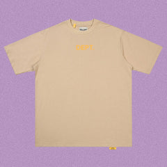 Gallery Dept. Minimalist DEPT. Short Sleeve T-Shirt - Khaki/Yellow