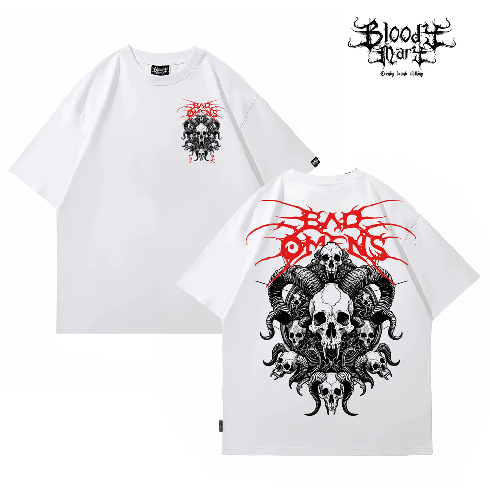 American street Chicano floral font short sleeved loose cotton heavyweight niche hip-hop tattoo artist trendy T-shirt