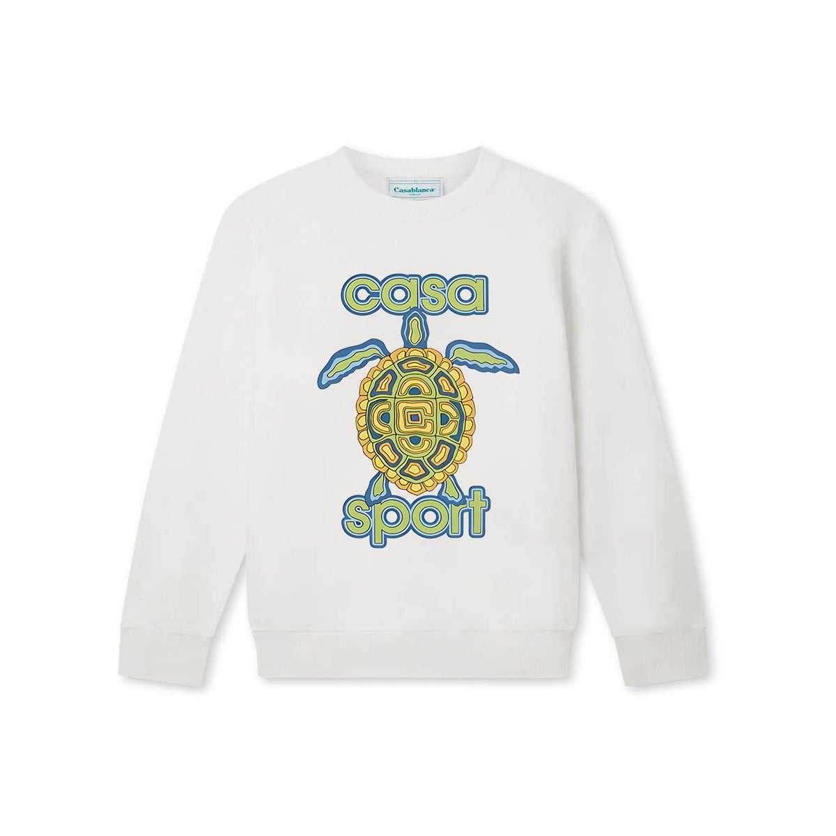 Casablanca Casa Sport Sea Turtle Graphic Sweatshirt - White