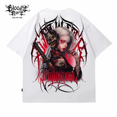 Original fashion brand American small crowd heavy hip-hop fancy characters China-Chic Prajna geisha tattoo artist brand men's and women's T-shirts