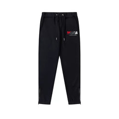 Trapstar Style Autumn/Winter Red-Black-White Hip-Print Sweatpants - Black