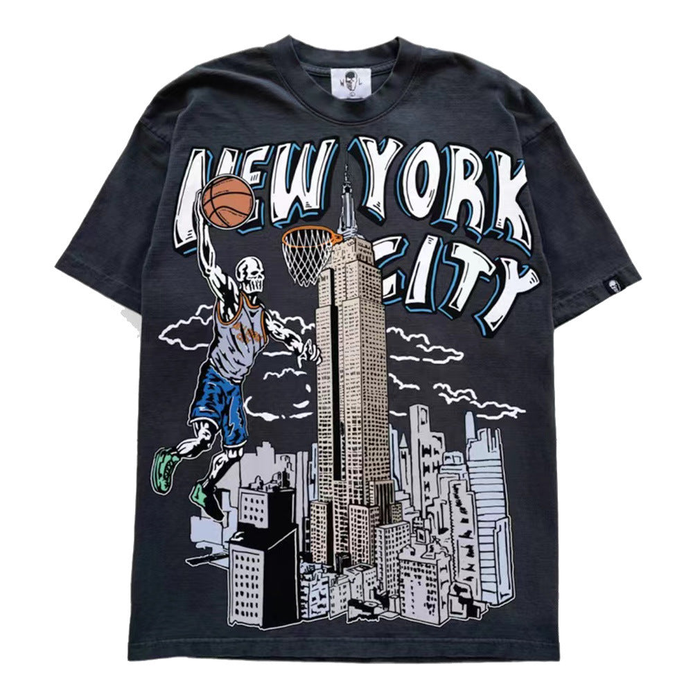 Warren Lotas New York City Basketball T-Shirt - Black