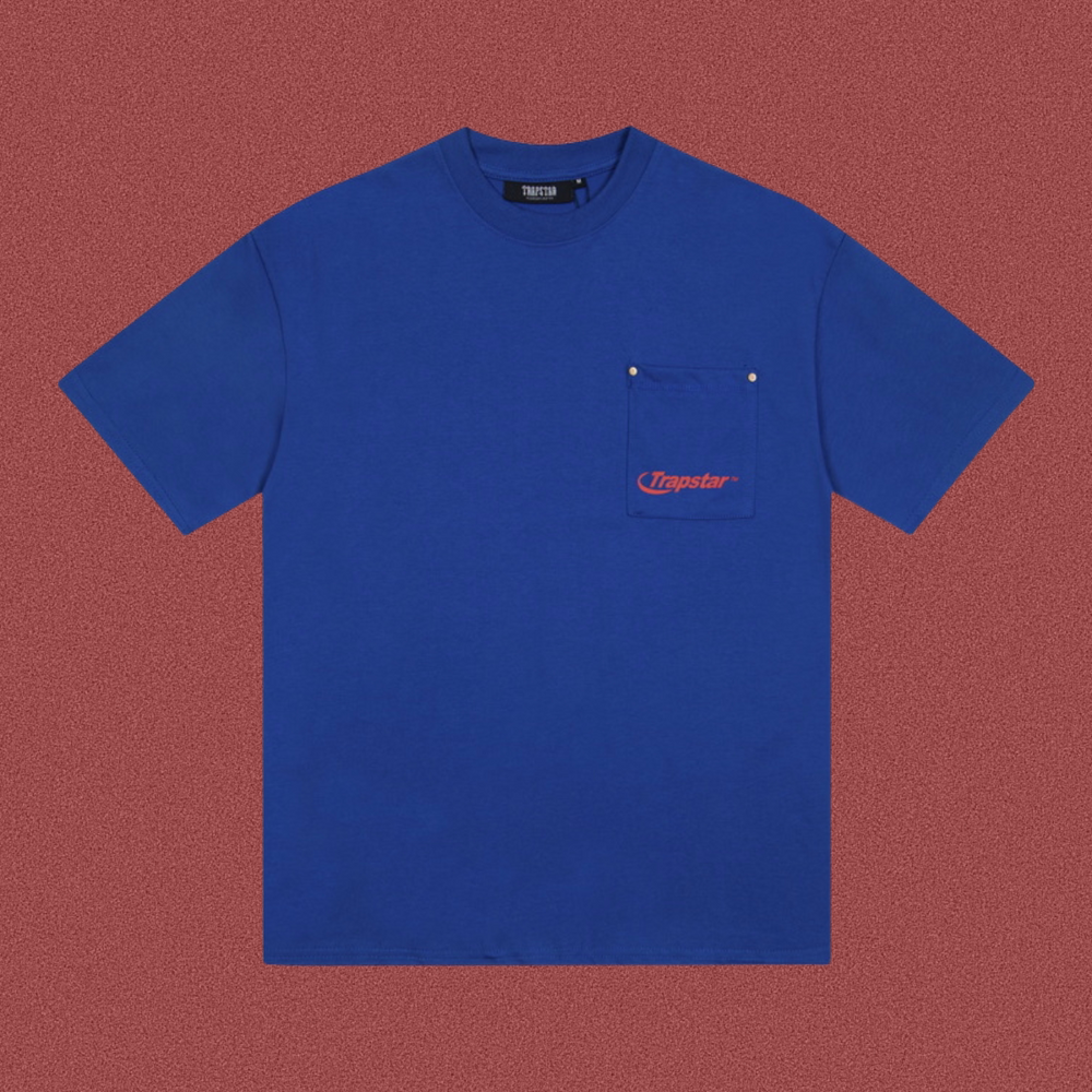 Trapstar Utility Pocket Graphic Tee - Royal Blue