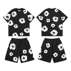 Denim Tears Cotton Wreath  Set - Black/White