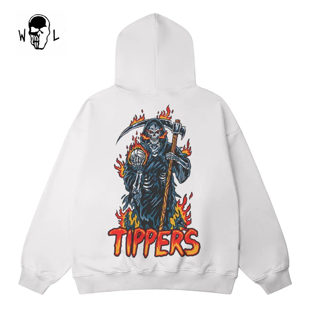Warren Lotas Tippers Reaper Hoodie - White
