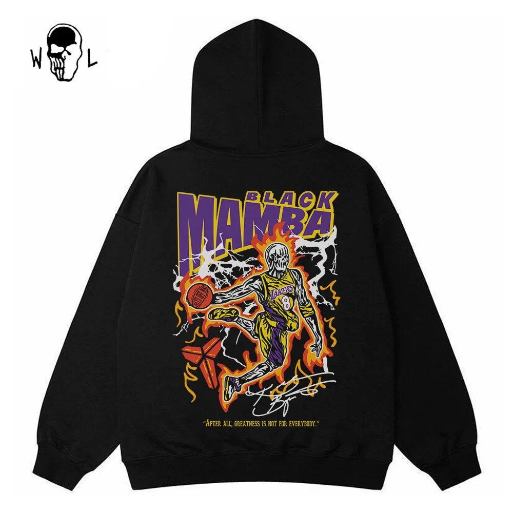 Warren Lotas Black Mamba Hoodie - Black