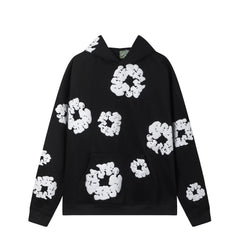 Denim Tears Cotton Wreath Hoodie - Black