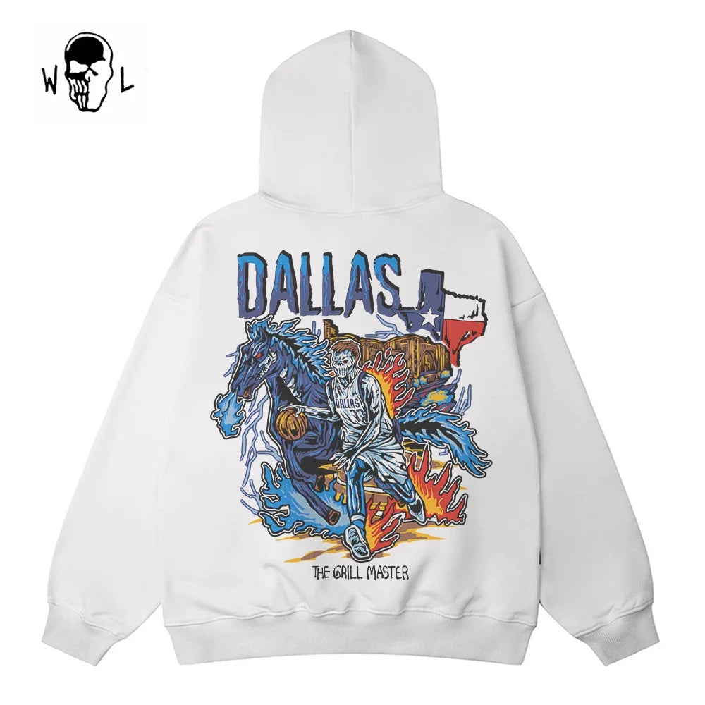 Warren Lotas Dallas The Grill Master Hoodie - White