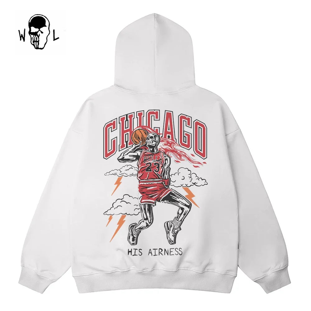 Warren Lotas Chicago Red Legend Hoodie - White