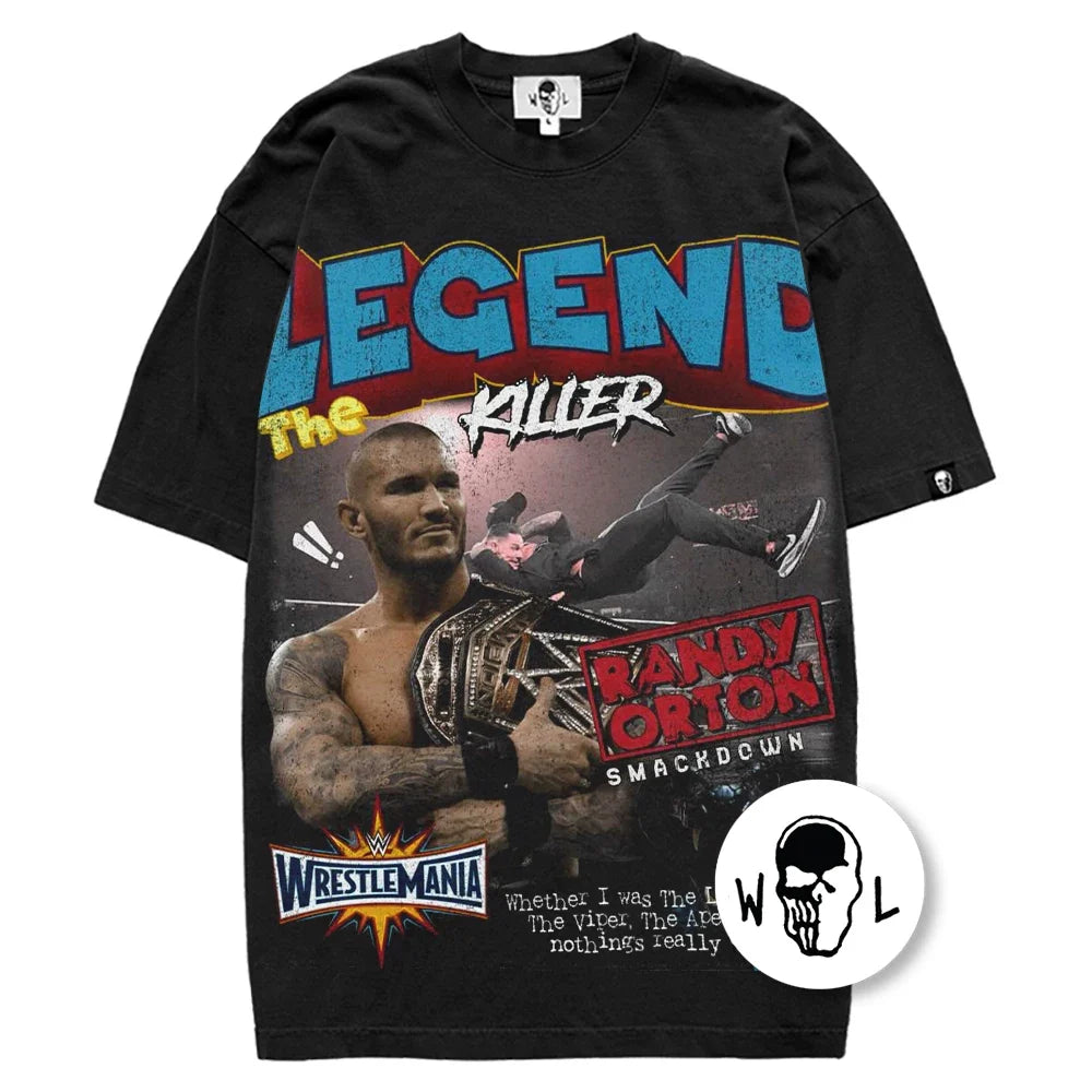 Warren Lotas Randy Orton "Legend Killer" T-Shirt - Black
