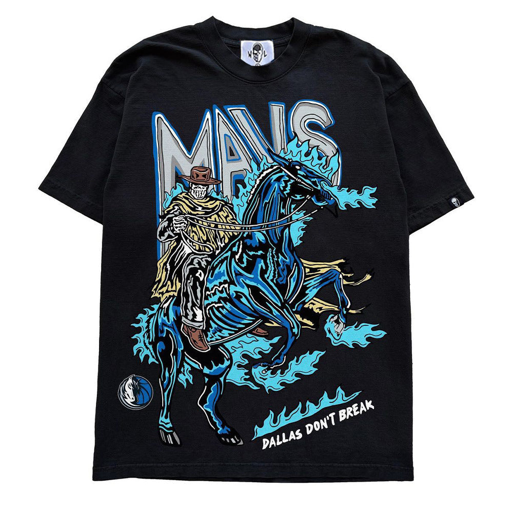 Warren Lotas Dallas Mavericks Cowboy T-Shirt - Black