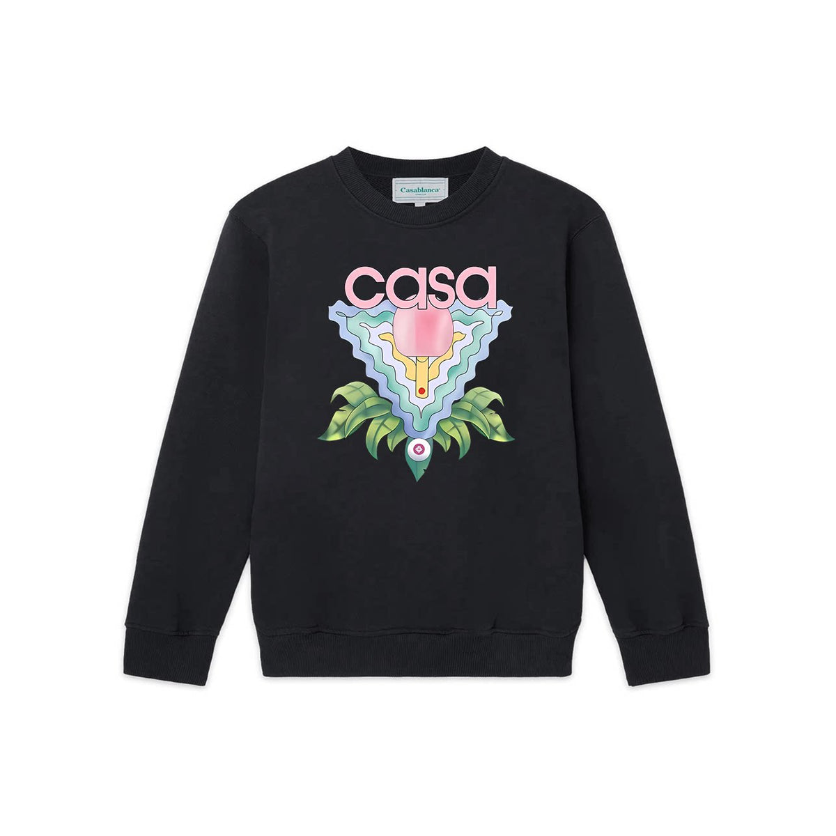 Casablanca Pyramid Ice Cream Graphic Sweatshirt - Black