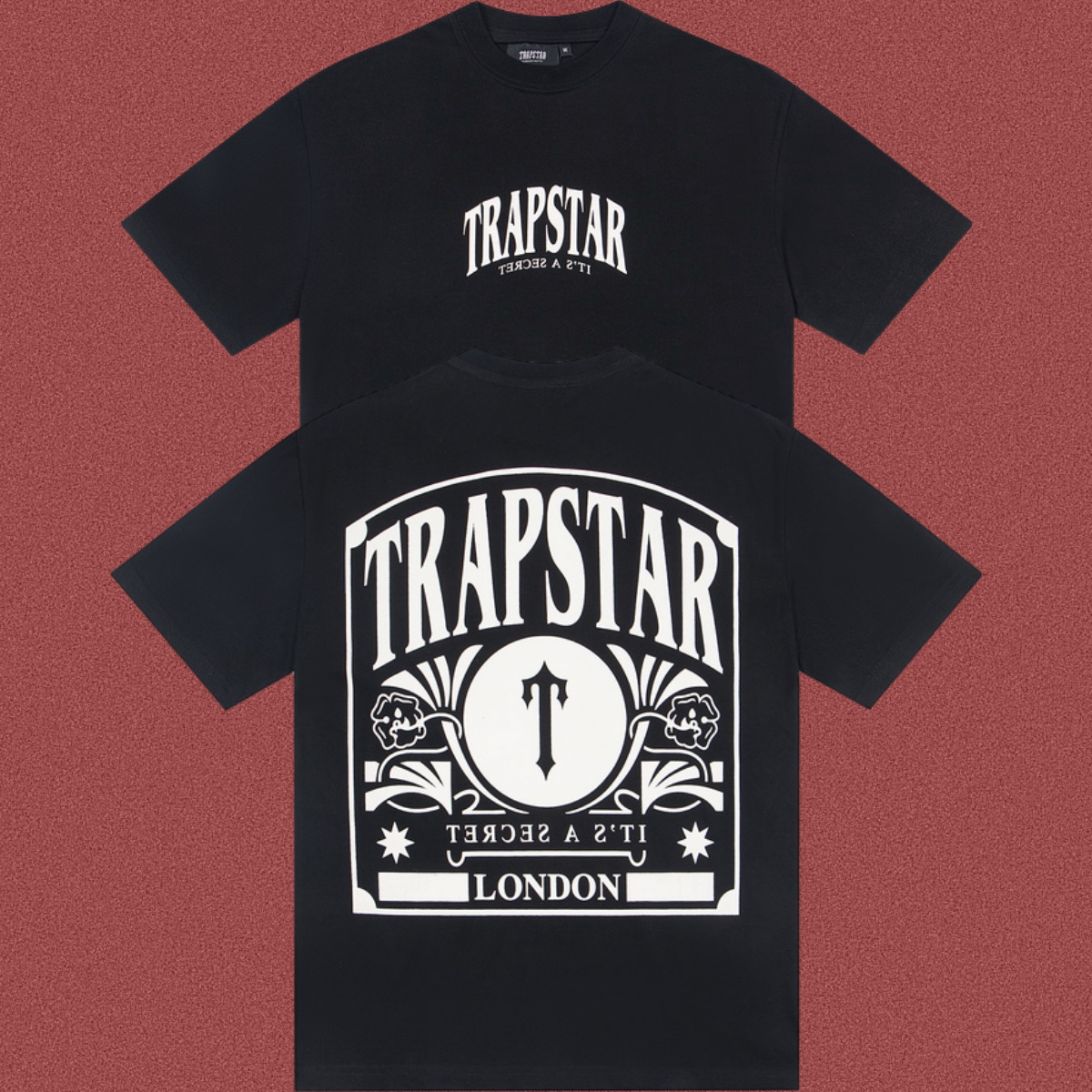 Trapstar Vintage Art Frame Graphic Tee - Black/White