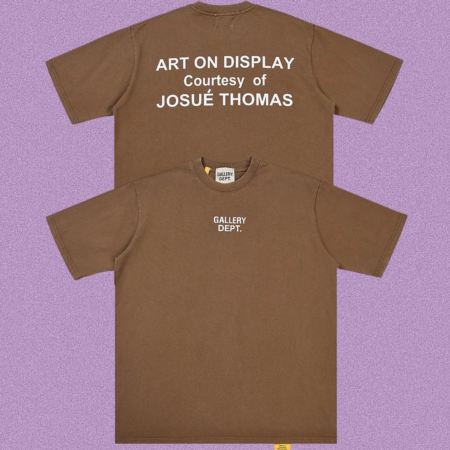 Gallery Dept. Art On Display Short Sleeve T-Shirt - Brown