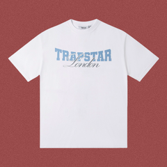 Trapstar London Collegiate Arch Graphic Tee - White/Blue