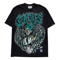 Warren Lotas Philadelphia Eagles Skull T-Shirt - Black