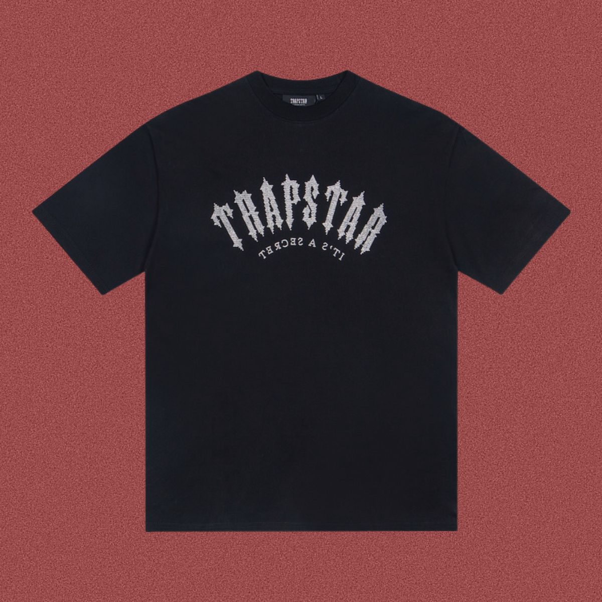 Trapstar Spiky Gothic Arch Logo Tee - Black