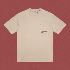 Trapstar Utility Pocket Graphic Tee - Sand/Khaki