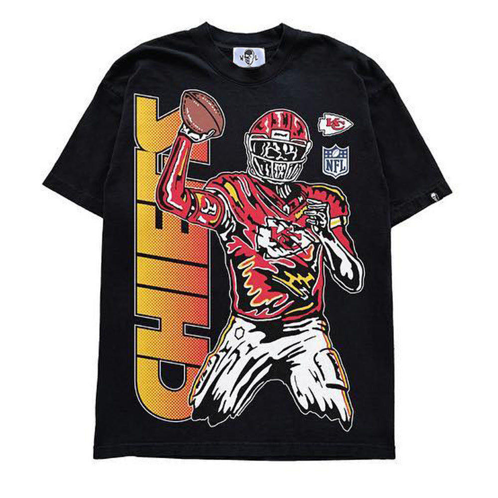 Warren Lotas Kansas City Chiefs Quarterback T-Shirt - Black
