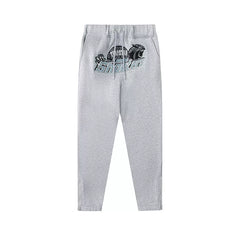 Trapstar Style Autumn/Winter Blue & Black Shooters Sweatpants - Heather Grey