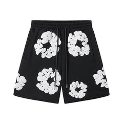 Denim Tears Cotton Wreath Shorts - Black