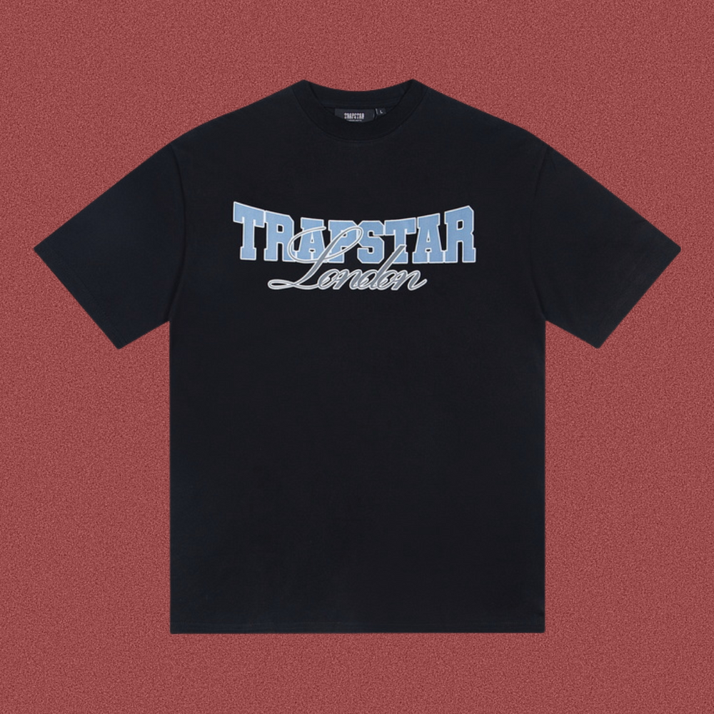 Trapstar London Collegiate Arch Graphic Tee - Black/Blue
