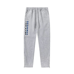 Trapstar Style Autumn/Winter Casual Side-Logo Sweatpants - Heather Grey