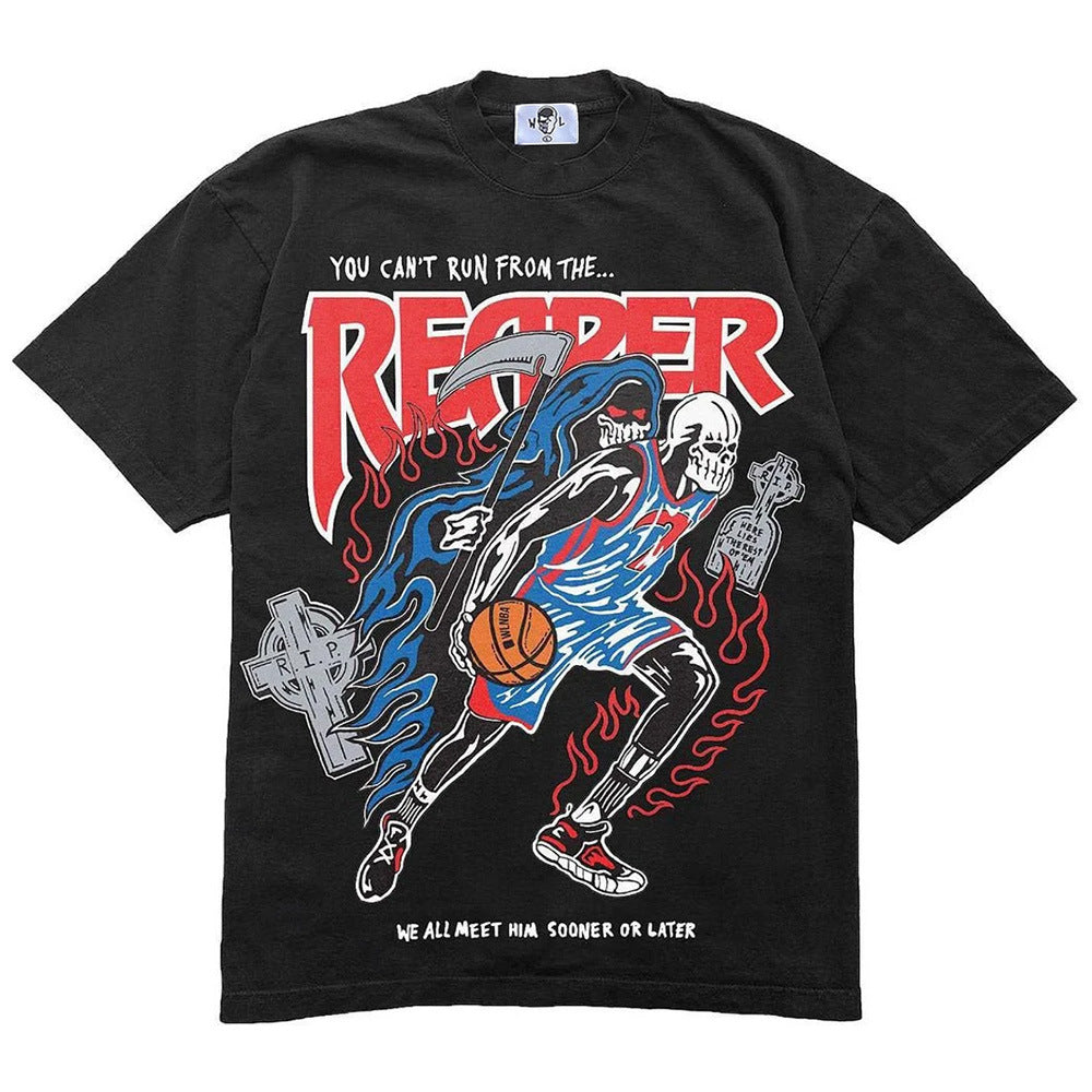 Warren Lotas Basketball Reaper T-Shirt - Black