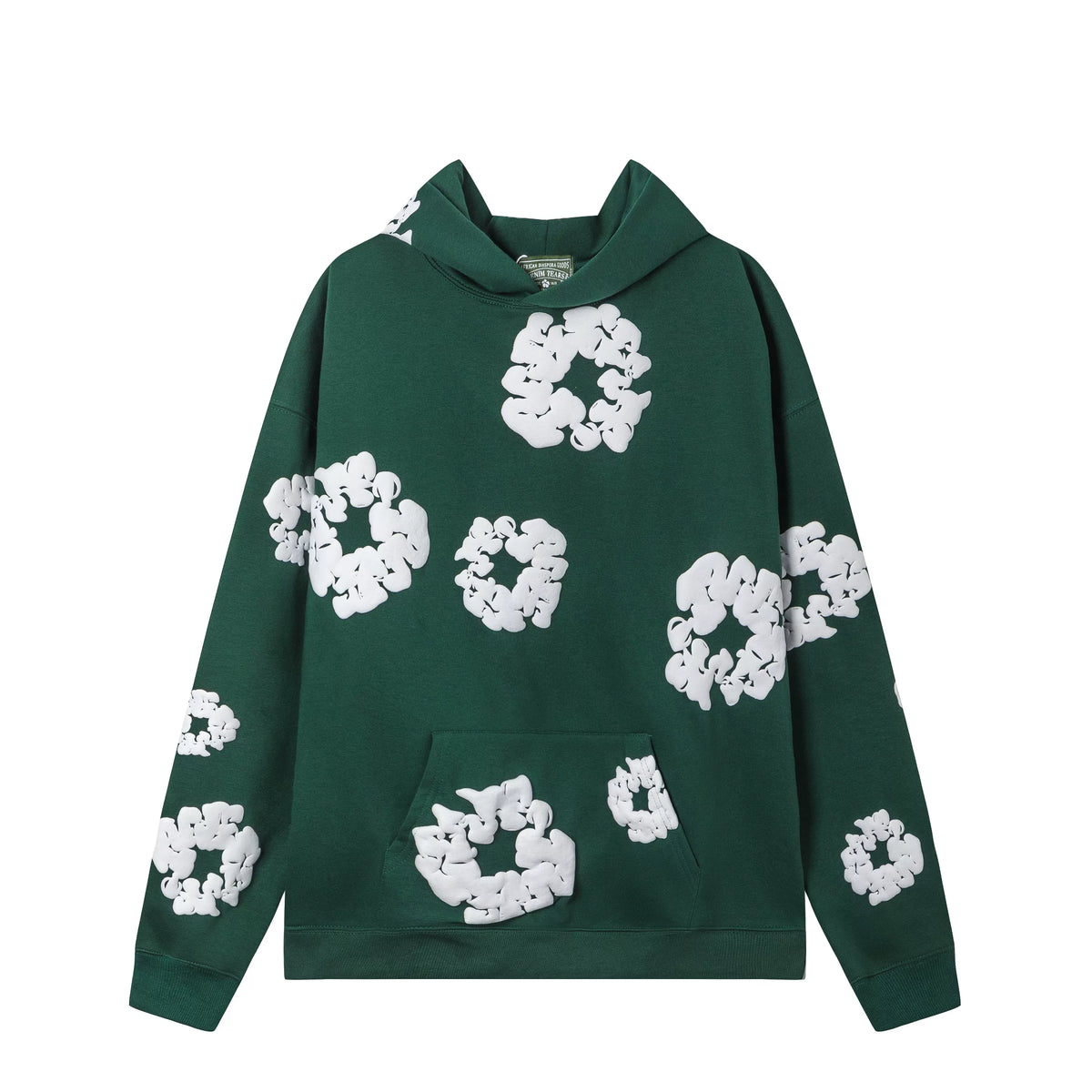 Denim Tears Cotton Wreath Hoodie - Forest Green