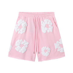 Denim Tears Cotton Wreath Shorts - Pink
