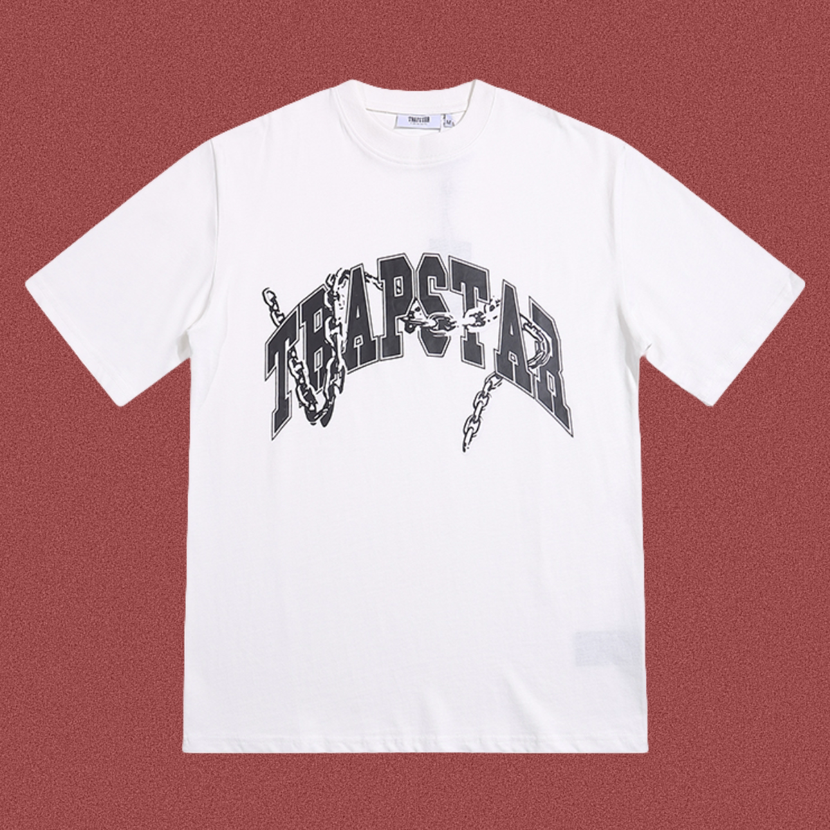 Trapstar Chain Link Arch Logo Tee - White