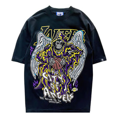 Warren Lotas Los Angeles Lakers Angel Reaper T-Shirt - Black