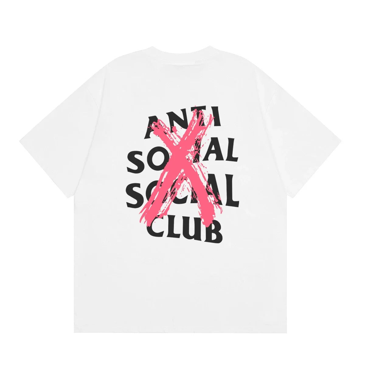 Anti Social Social Club Red X-Cross Logo T-Shirt - White