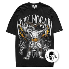Warren Lotas Hulk Hogan Wrestling T-Shirt - Black