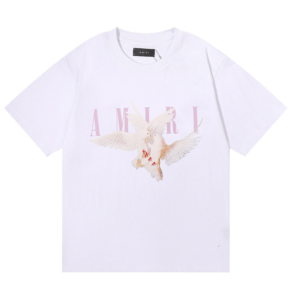 Amiri Fashion Peace Pigeon T-Shirt