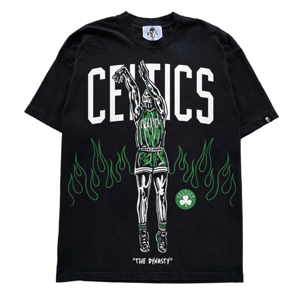 Warren Lotas Boston Celtics "The Dynasty" T-Shirt - Black